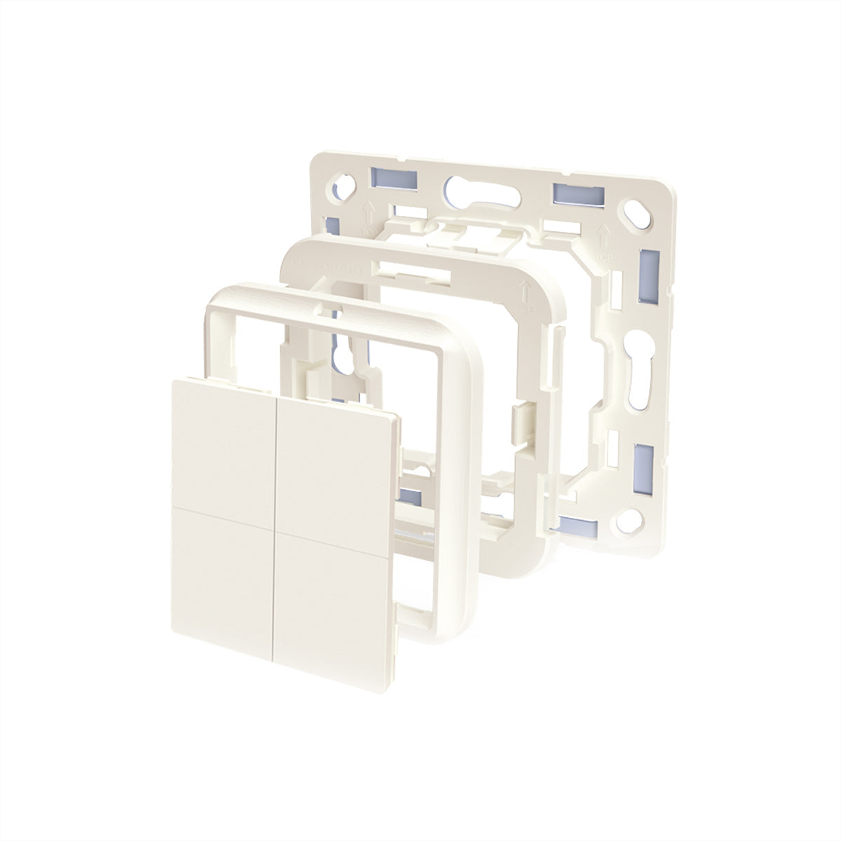 Shelly BLU Wandschalter 4 – Fernbedienung – Bluetooth, 4 Tasten