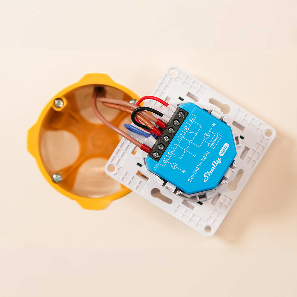 Shelly 2L Gen3 – Zubehör – WLAN, 2 Kanäle, Ohne Neutralleiter