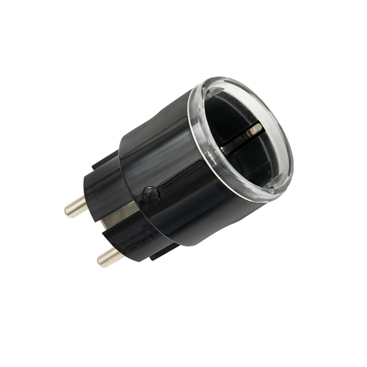 Shelly Plug S Gen3 – Smart-Steckdose – WLAN, 12 A, Verbrauchsmessung – für Alexa, Google Assistant – Schwarz