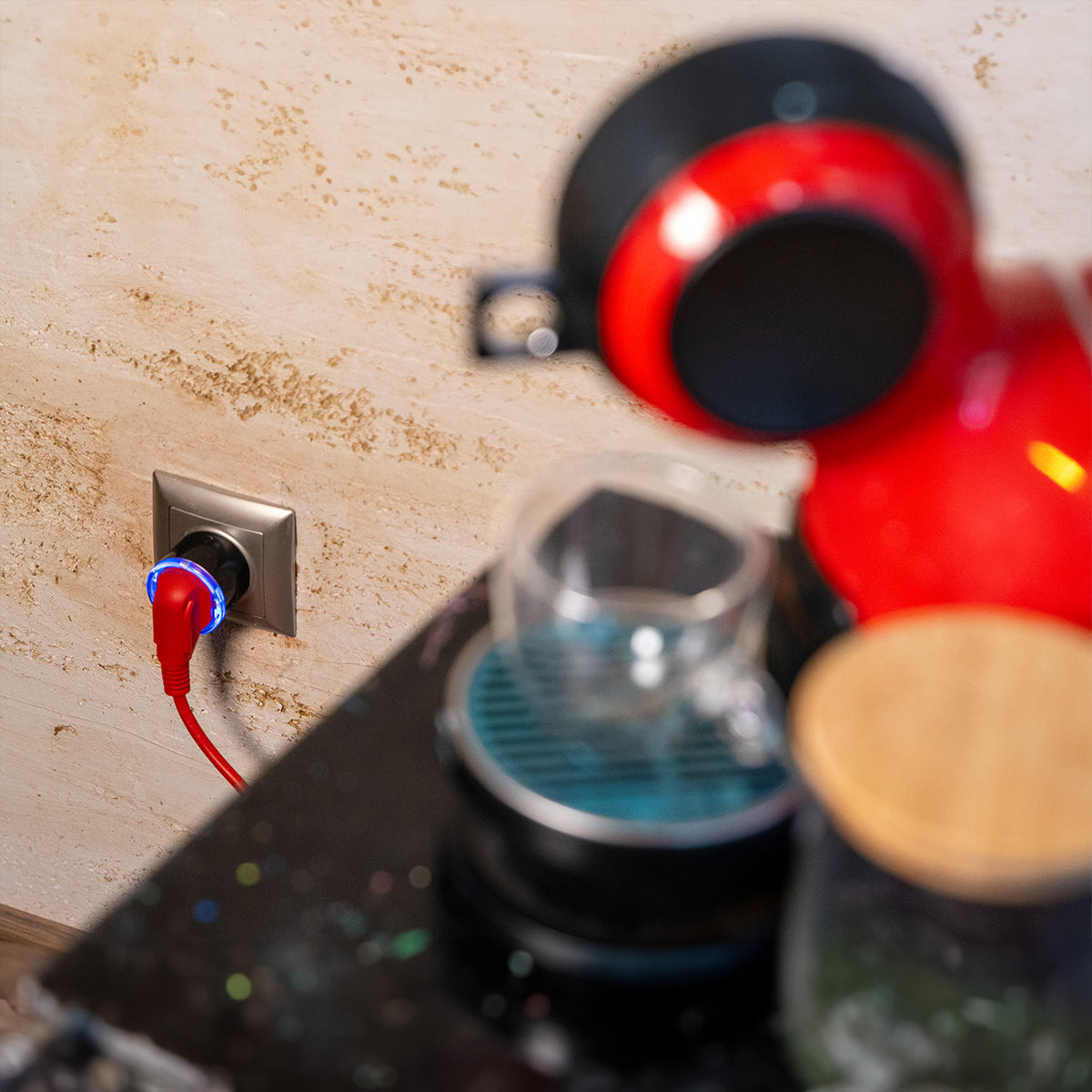 Shelly Plug S Gen3 – Smart-Steckdose – WLAN, 12 A, Verbrauchsmessung – für Alexa, Google Assistant – Schwarz