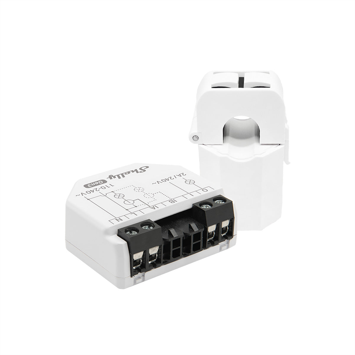 Shelly EM Gen3 – Energiezähler – Einphasen, 50 A, CT, WLAN