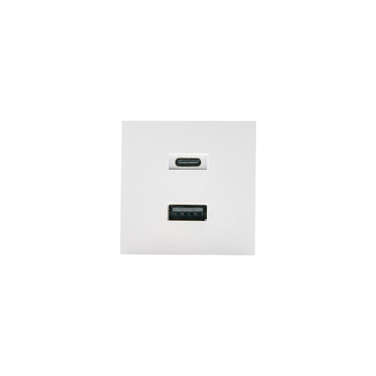 Shelly Wandhalter USB-Wandladegerät – USB-C, USB-A – Weiss