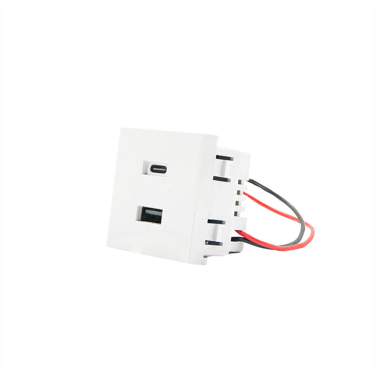 Shelly Wandhalter USB-Wandladegerät – USB-C, USB-A – Weiss