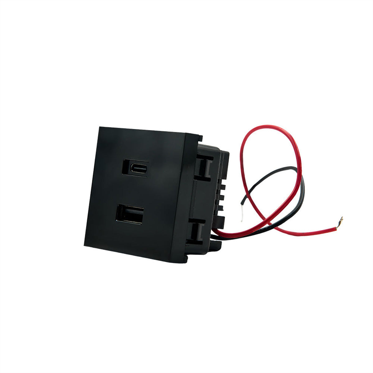 Shelly Wandhalter USB-Ladegerät – USB-C, USB-A – Schwarz