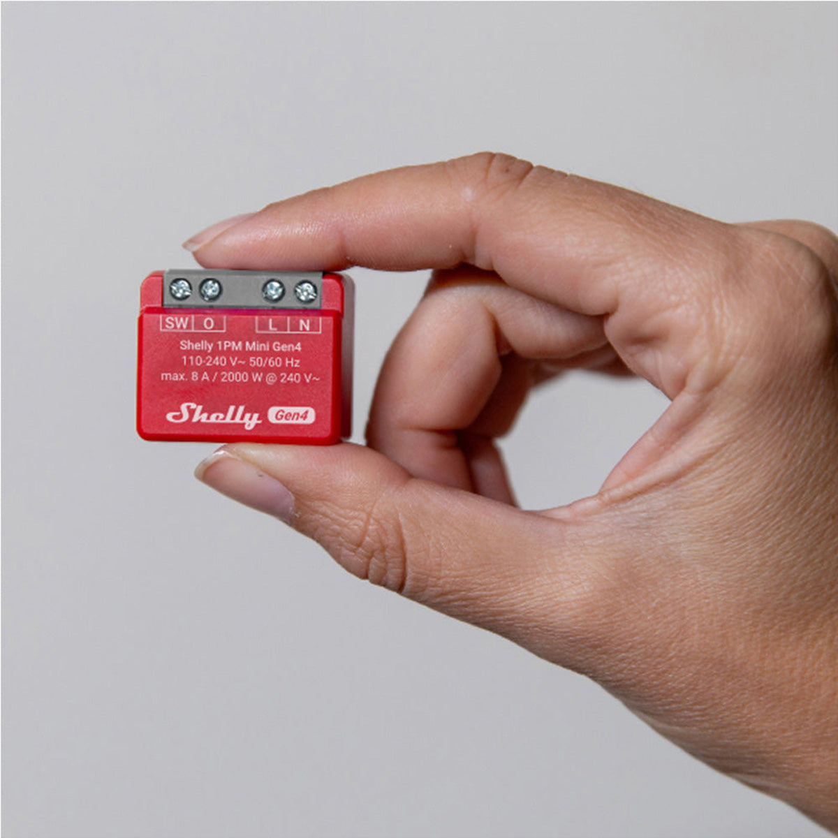 Shelly 1PM Mini Gen4 – Smart-Steckdose – WLAN, Matter, Energieüberwachung – 2er-Set