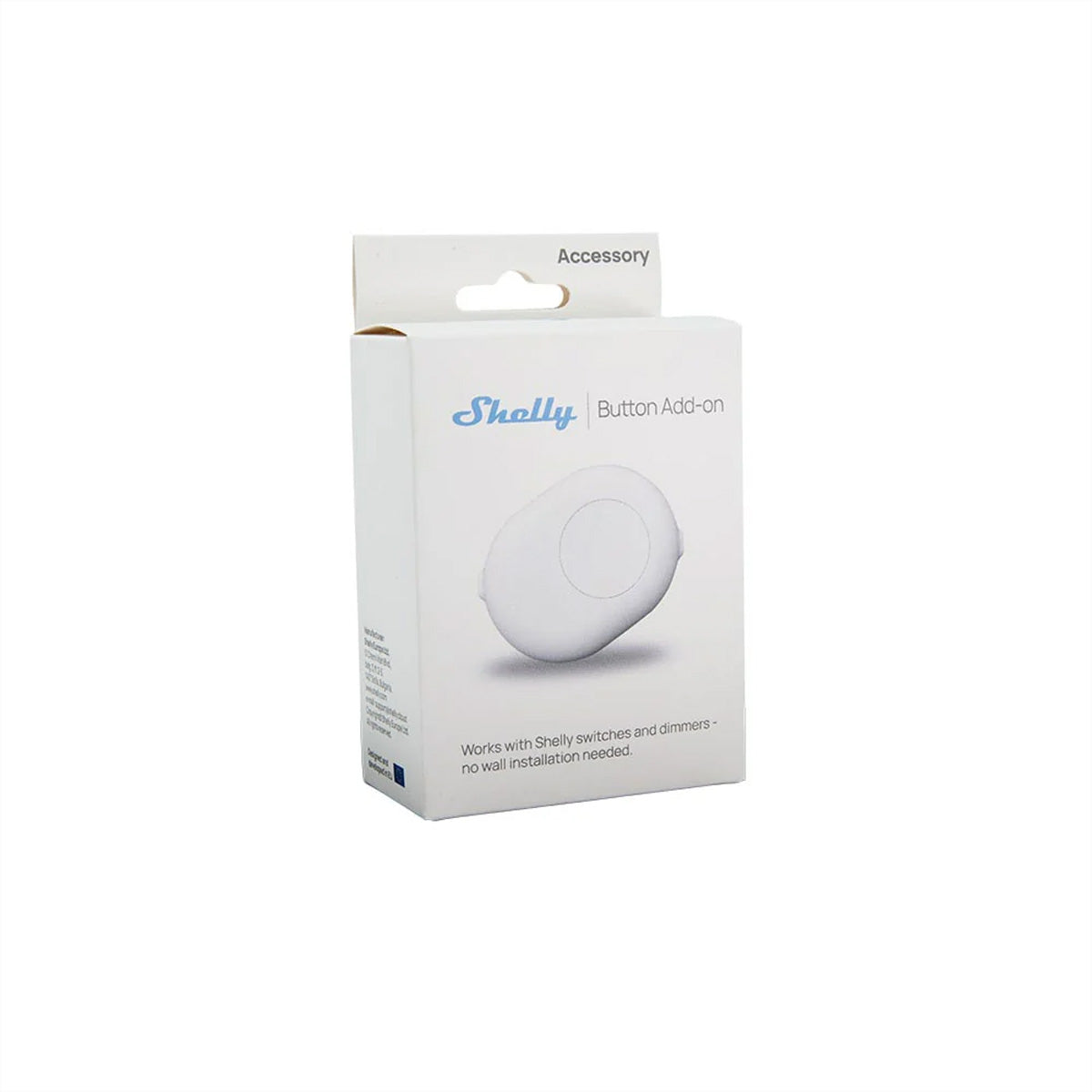 Shelly Button Gehäuse – Aufputz, Weiss