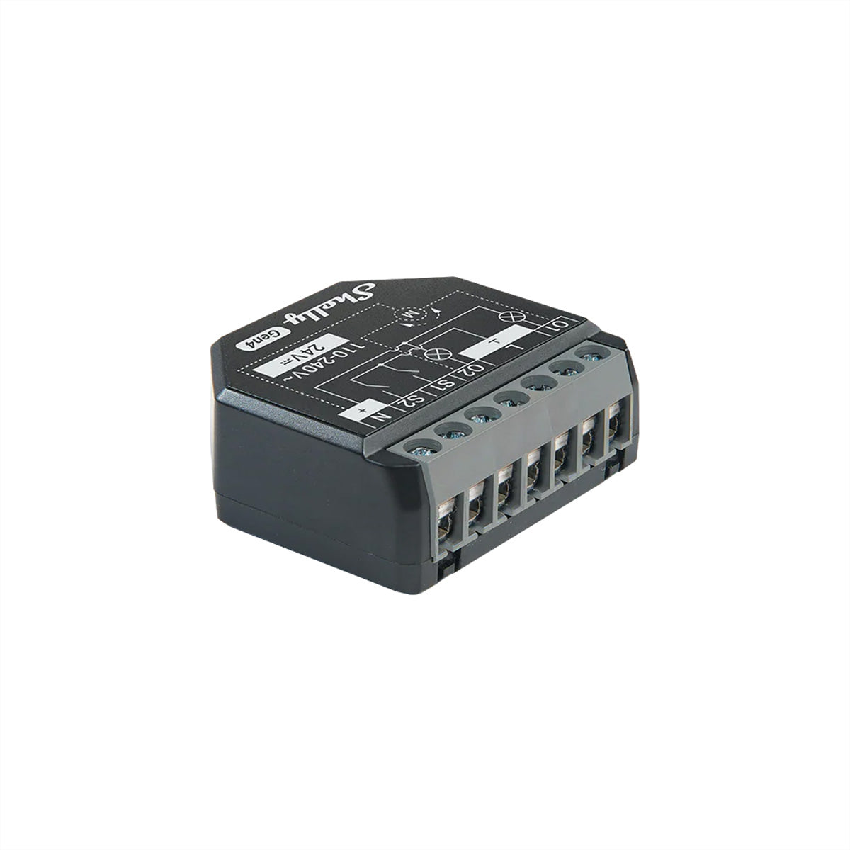 Shelly 2PM Gen4 – Zubehör – Auslöser Rollo/Jalousie, 2 Kanäle, WLAN, Bluetooth