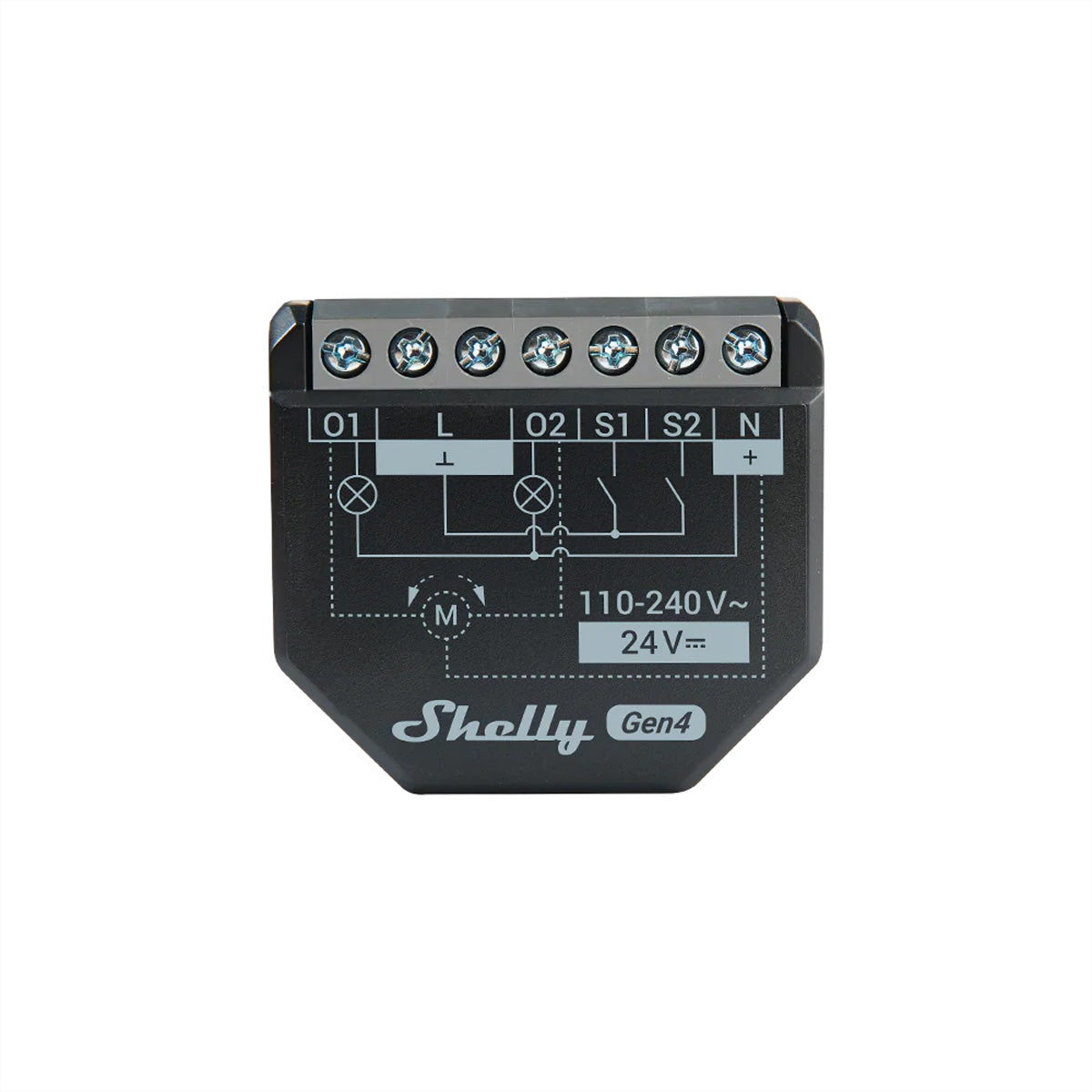 Shelly 2PM Gen4 – Zubehör – Auslöser Rollo/Jalousie, 2 Kanäle, WLAN, Bluetooth