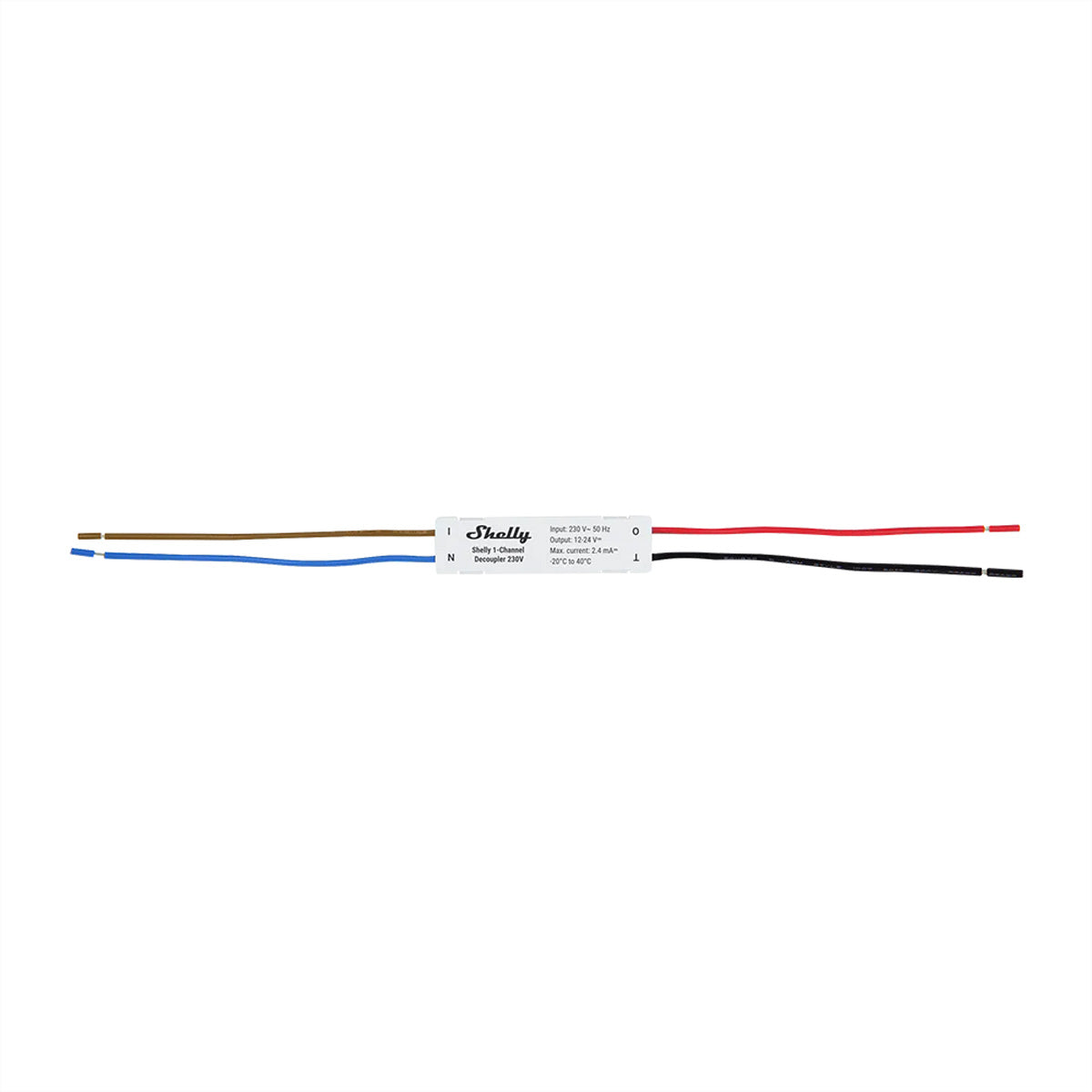 Shelly 1-Kanal 230 V Entkoppler – Zubehör – AC-zu-DC
