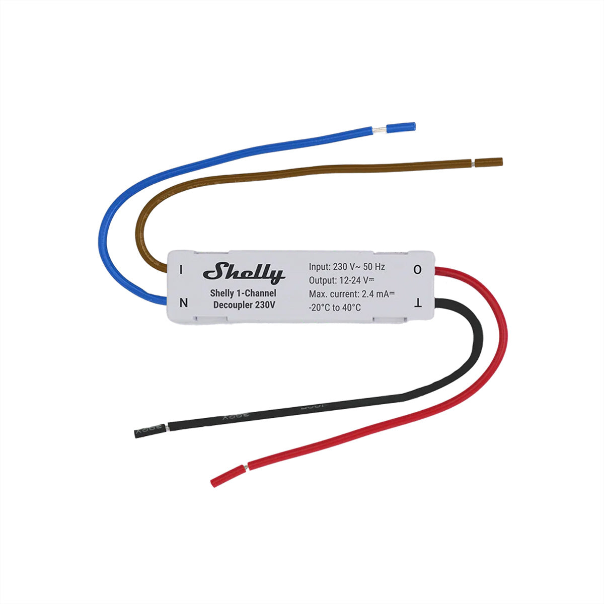Shelly 1-Kanal 230 V Entkoppler – Zubehör – AC-zu-DC