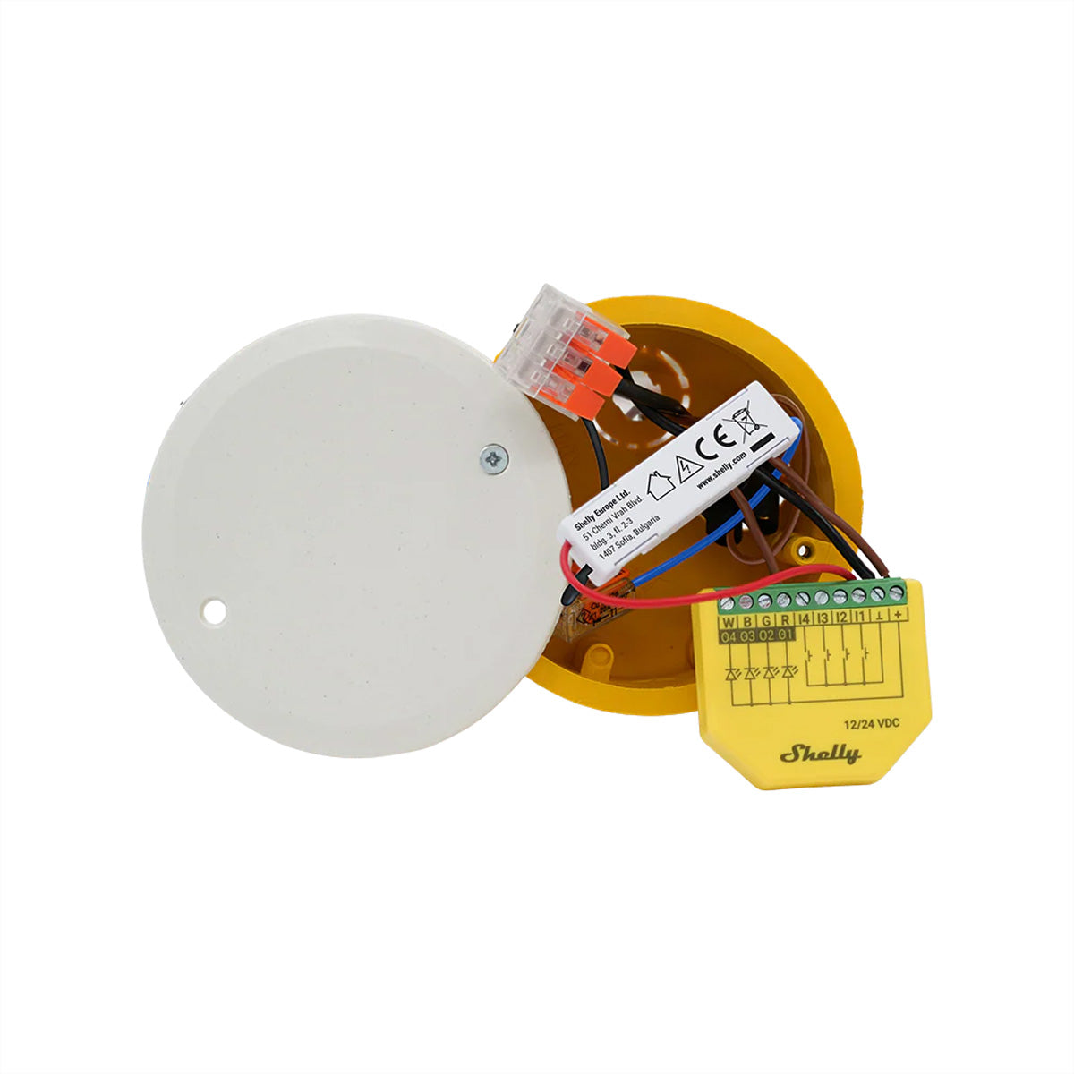 Shelly 1-Kanal 230 V Entkoppler – Zubehör – AC-zu-DC