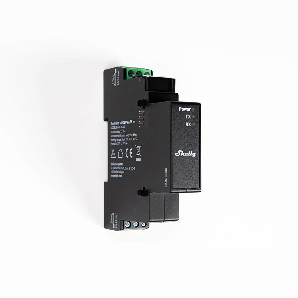 Shelly Zubehör – Modbus-Add-on RS485 – für Shelly Pro