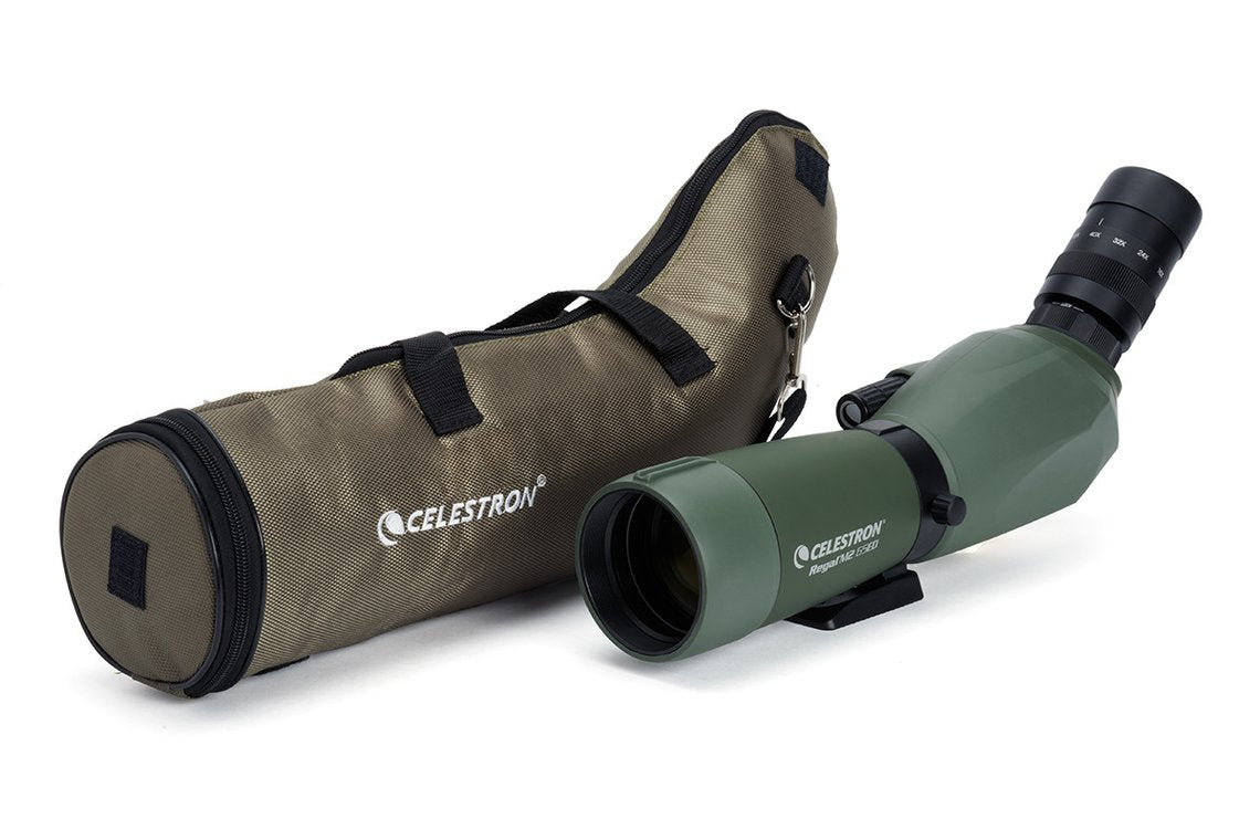Celestron Regal M2 65ED Spektiv – 48×, 65 mm Objektiv, wasserdicht, schwarz/grün