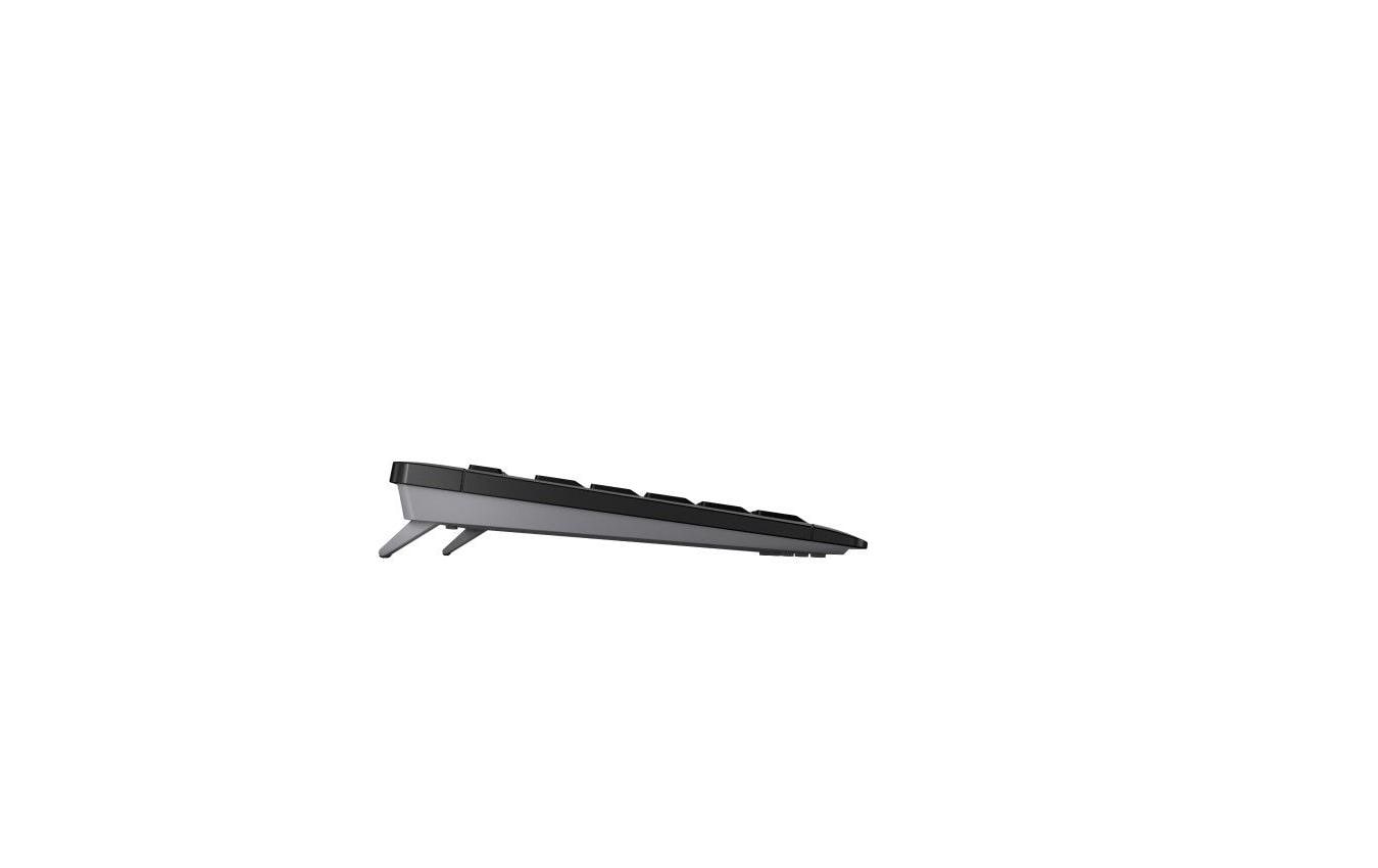 Cherry Stream Wireless – Tastatur, kabellos (2,4 GHz), kabelgebunden (USB-A), CH-Layout (DE-CH), Fullsize (mit Ziffernblock)