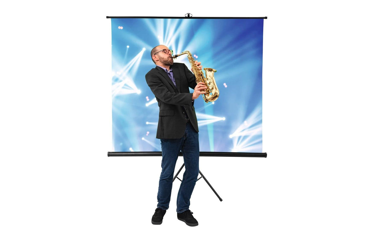 Hama 00021571 Green Screen mit Stativ – 1,8 × 2,7 m, Stoff – Grün