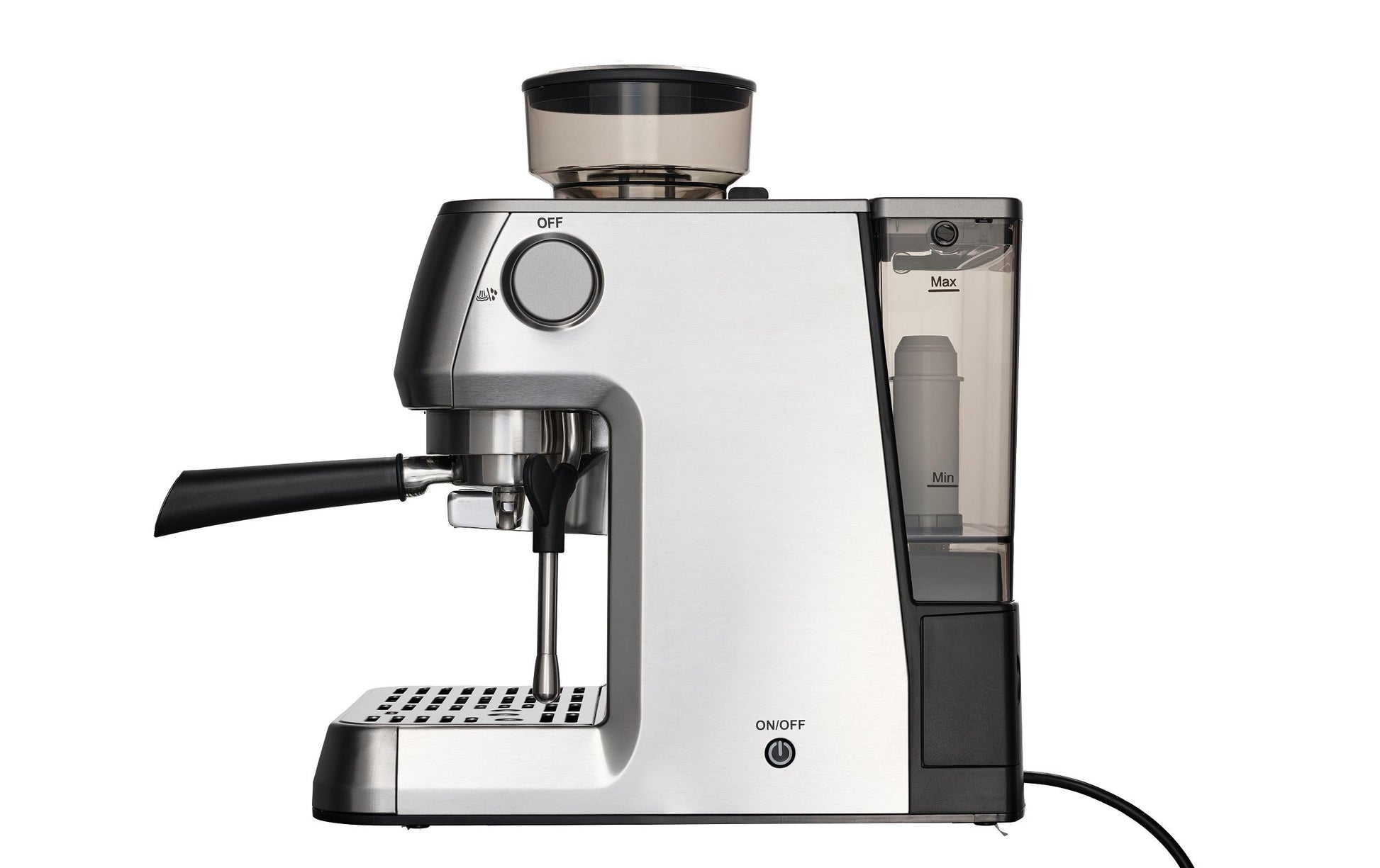 Solis Grind & Infuse Perfetta 980.35 Siebträgermaschine – 16 bar, 2,6 l, 250 g, 2 Tassen, Silber