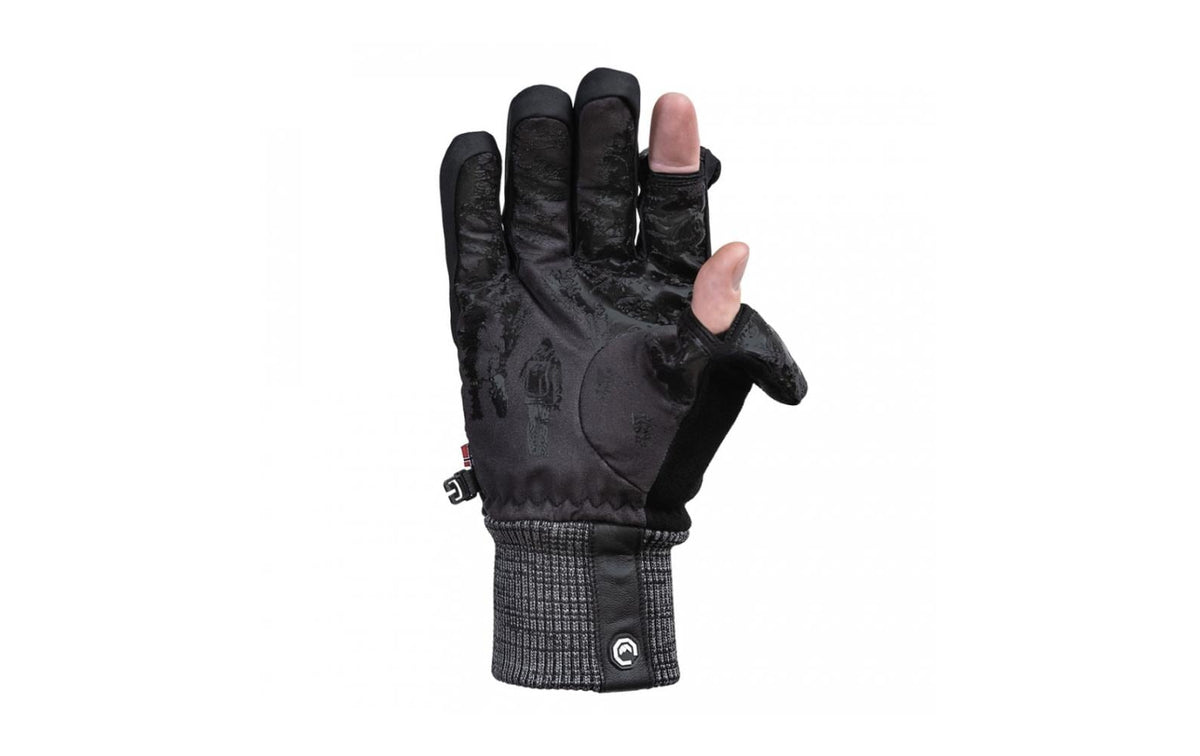Vallerret Photography Gloves Vallerret – Arbeitshandschuhe, Markhof V3 – S – Leder, Schwarz, magnetische Fingerspitzen, Anti-Rutsch-Griff