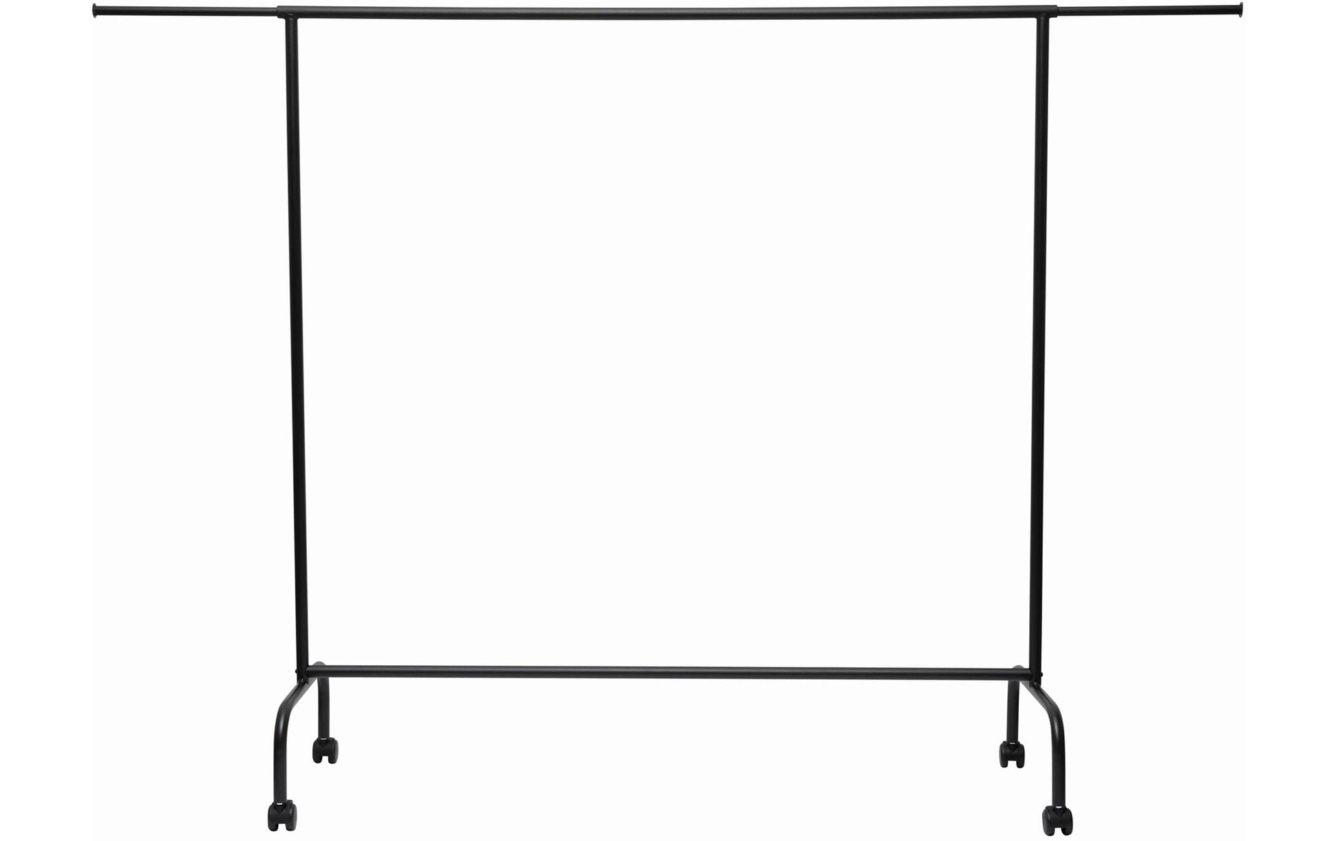 MAULlimbo Garderobenständer – Metall – Schwarz – 1'510 mm – 4 Doppel-Lenkrollen
