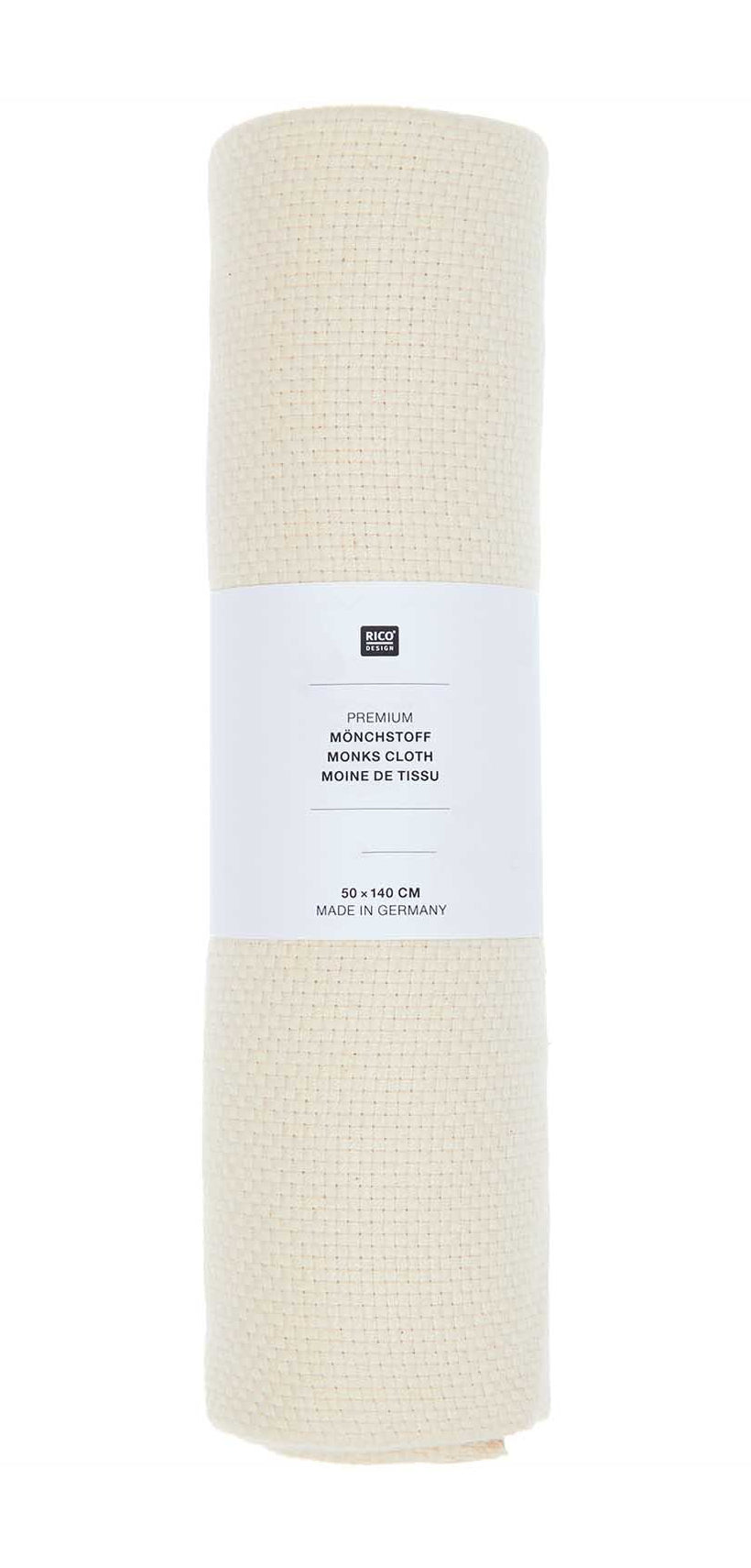 Rico Design Mönchstoff, Baumwolle, Beige, 50 × 140 cm, 1 Stk.