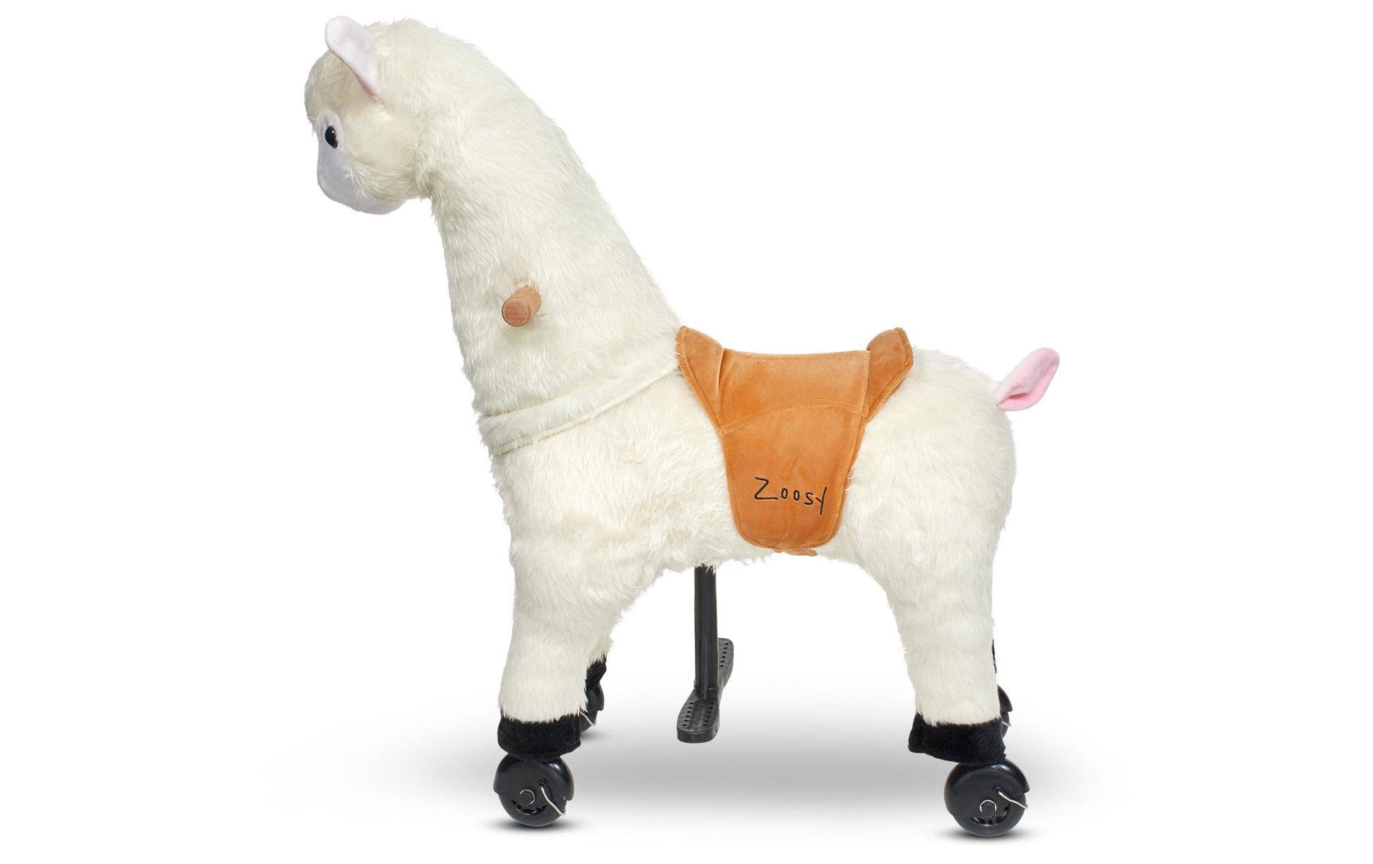 Zoosy Raidony Aufsitztier Lama – bis 55 kg – 80,0 × 80,0 × 25,0 cm – ab 3 J. – weiss