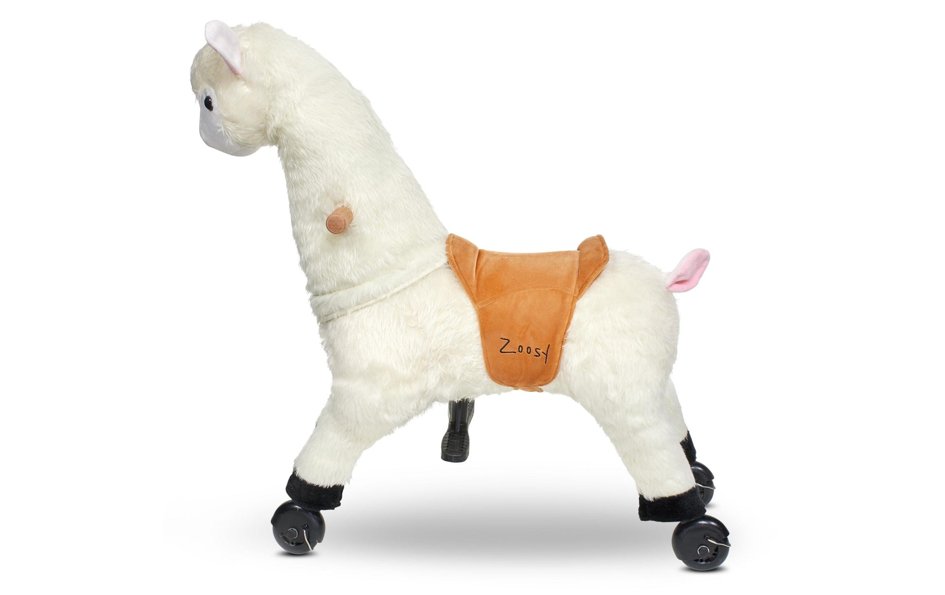 Zoosy Raidony Aufsitztier Lama – bis 55 kg – 80,0 × 80,0 × 25,0 cm – ab 3 J. – weiss