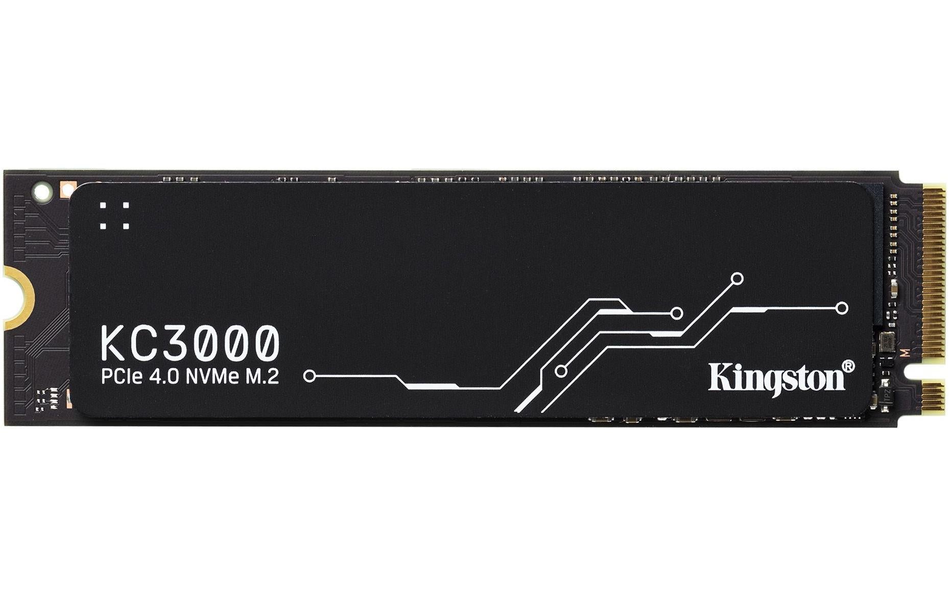 Kingston 1024GB M.2 2280 NVMe SSD – KC3000, 6'000 MB/s Schreiben, 7'000 MB/s Lesen