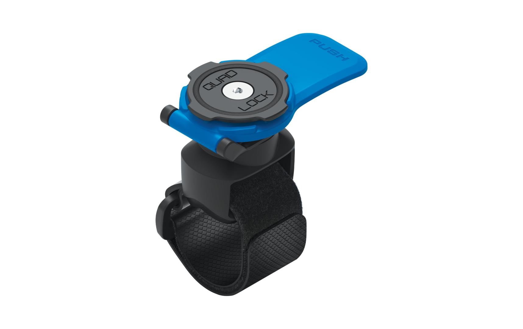 Quad Lock QLM-STP – Fahrrad-/Motorrad-Halterung – Lenker – für Quad Lock Hüllen – Schwarz/Blau