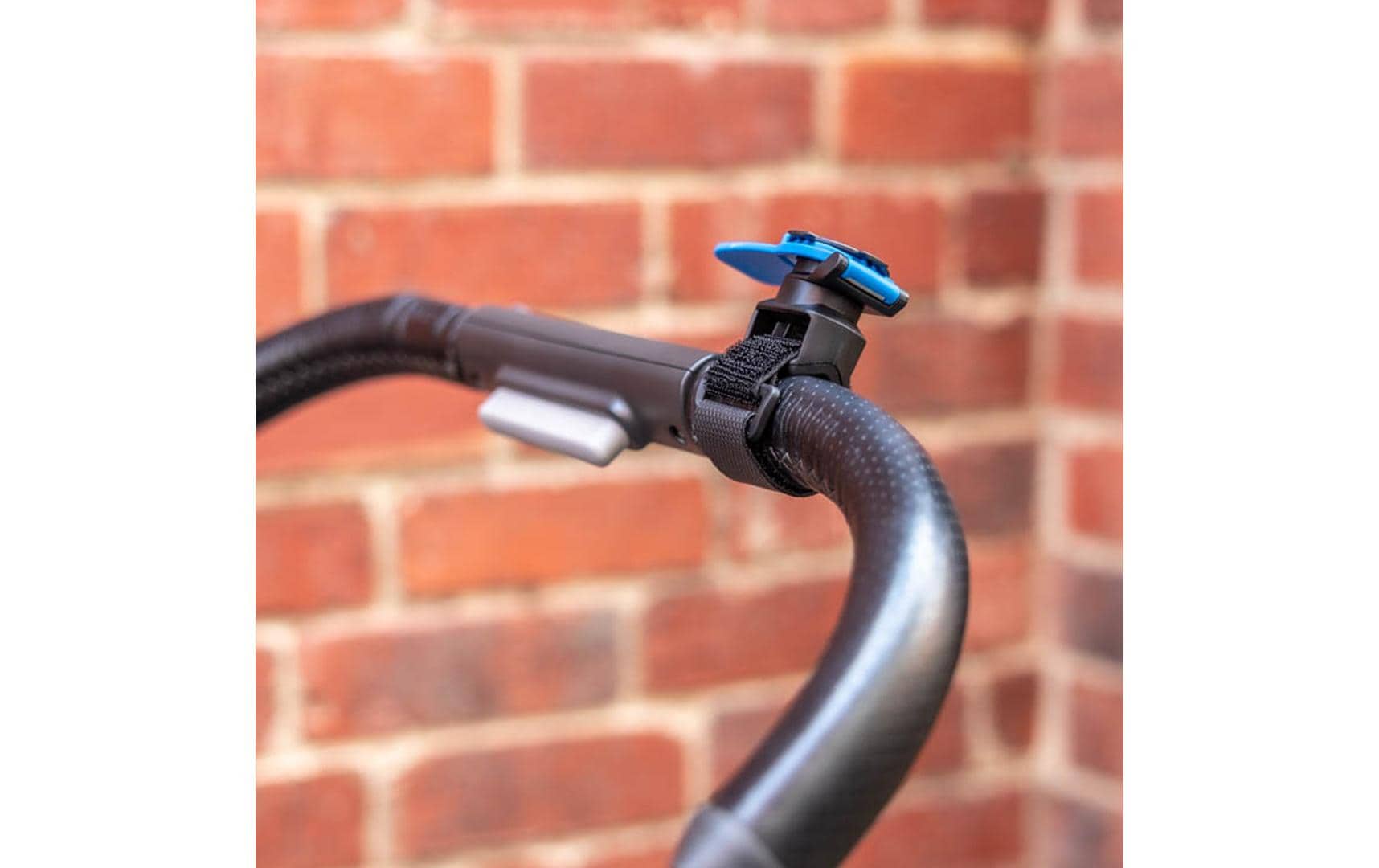 Quad Lock QLM-STP – Fahrrad-/Motorrad-Halterung – Lenker – für Quad Lock Hüllen – Schwarz/Blau
