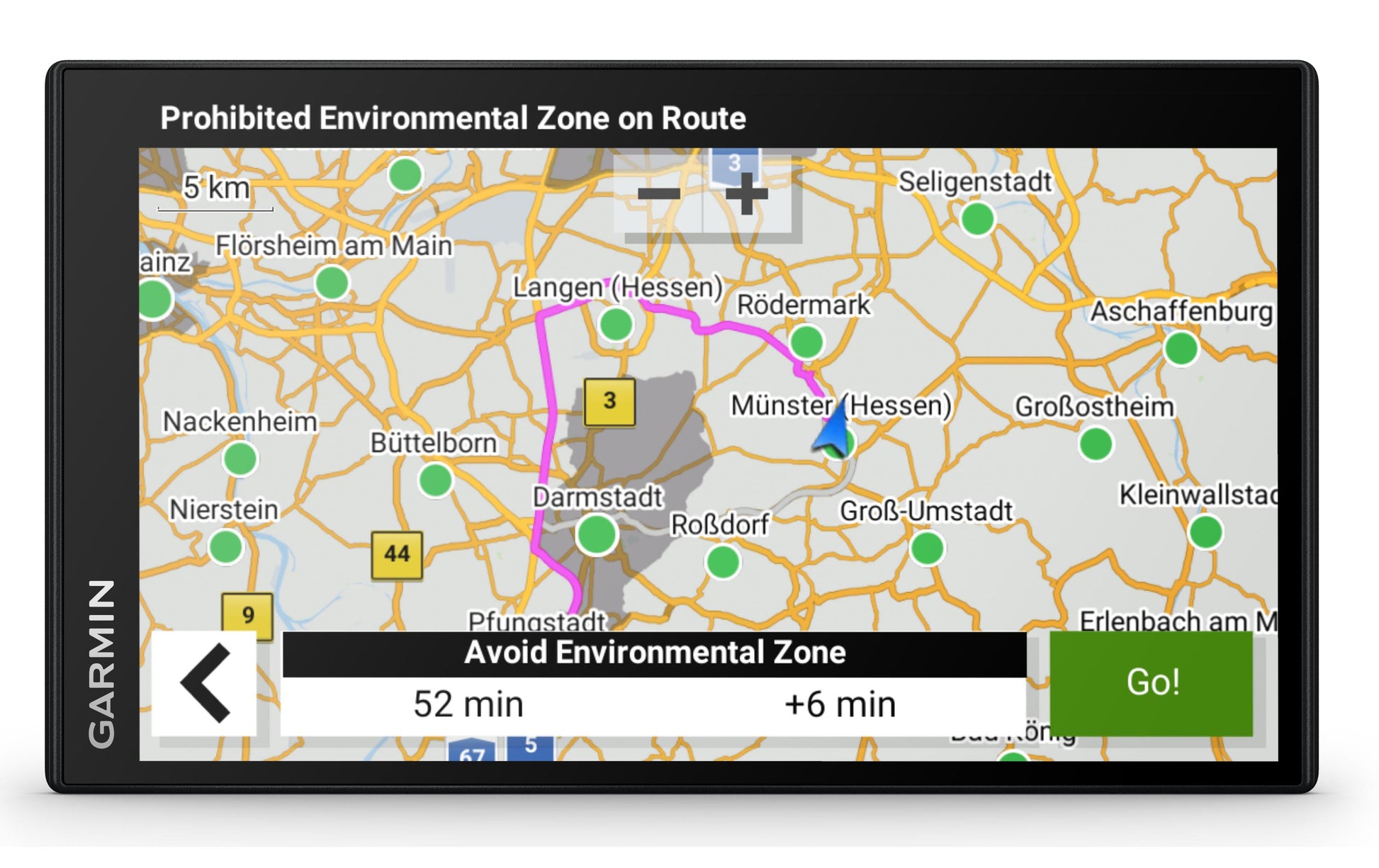 Garmin DriveSmart 76 – Navigationsgerät, 7" Multitouch-Display, 1024×600, 32 GB, Schwarz