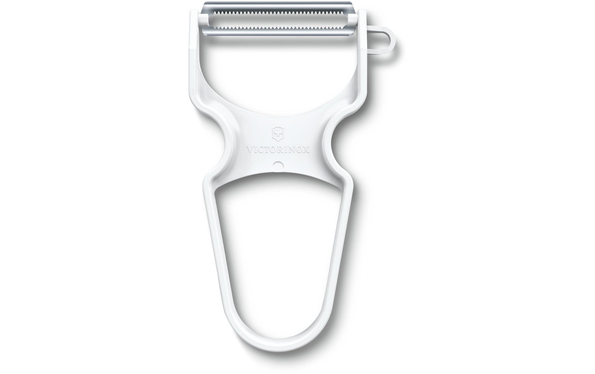 Victorinox Sparschäler, 6,5 × 1,3 × 10,9 cm, Edelstahl/Kunststoff (ABS), weiss