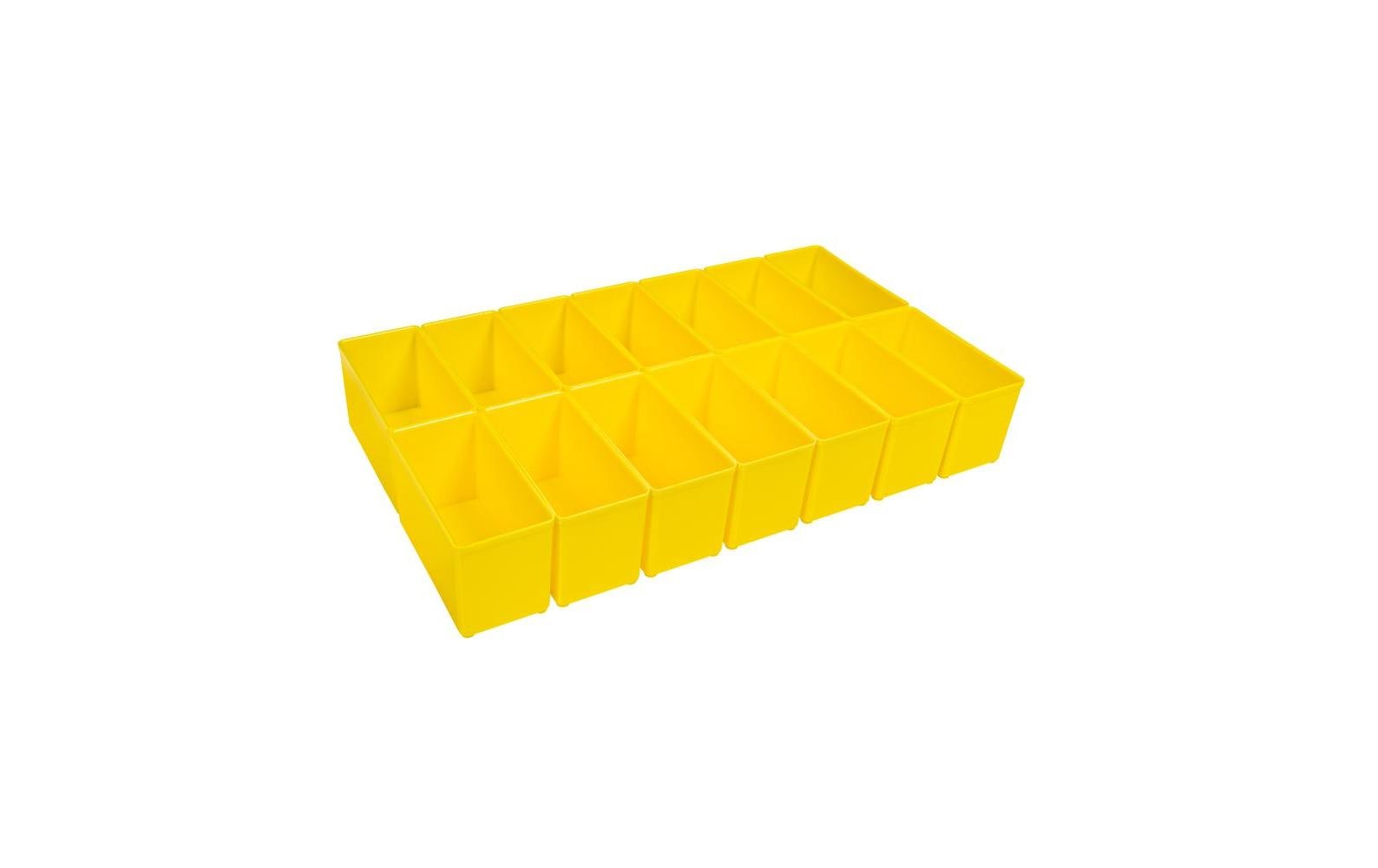 ProClick B3 CT M 74 Insetboxenset – 14-teilig, gelb, PS, B 364 × H 63 × T 208 mm