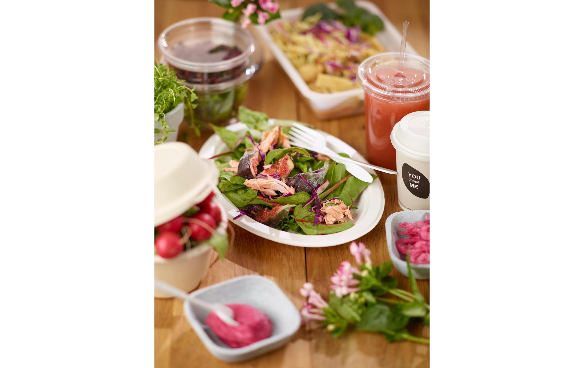 Duni Teller Bagasse (Zuckerrohr), oval – 20 × 26 cm, braun – 50 Stk.