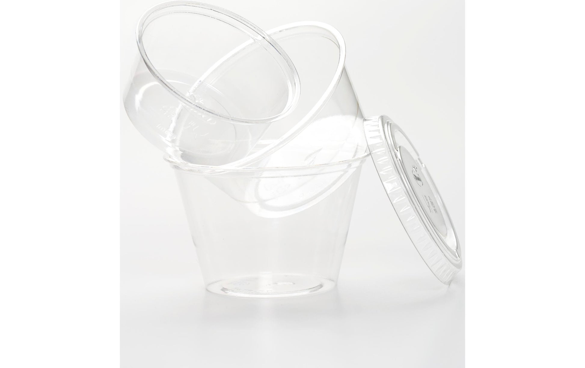 BioPak Duni Schale Crystal, rPET, rund – 500 ml, Ø 11,4 cm, transparent – 35 Stk.