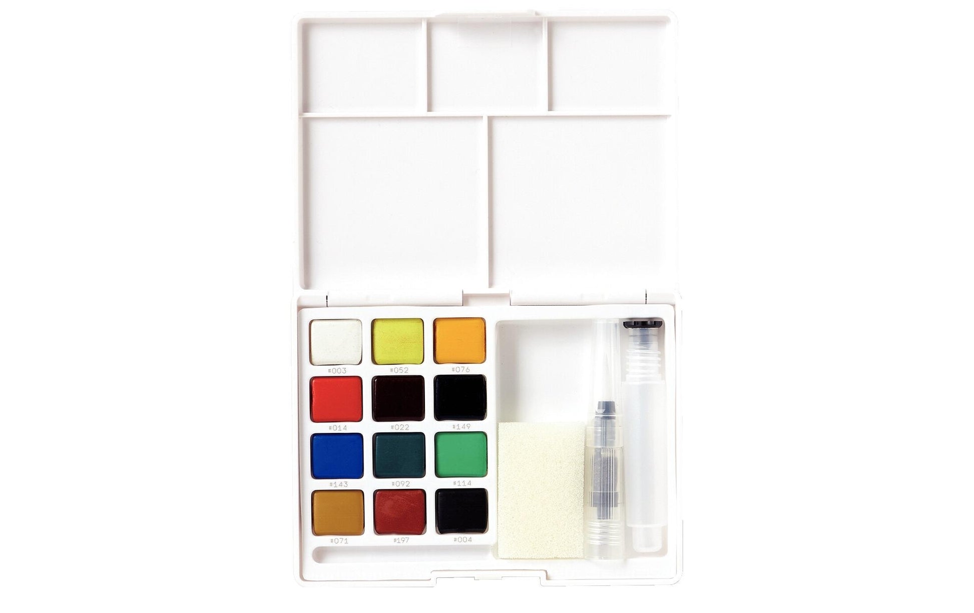 Sakura Koi Aquarellfarbe – Mehrfarbig – 12 Farben, Palette, mit Pinsel – für Papier
