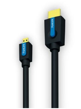 PureLink Micro-HDMI auf HDMI Kabel HDMI 2.0 4K 60 Hz – 1,5 m