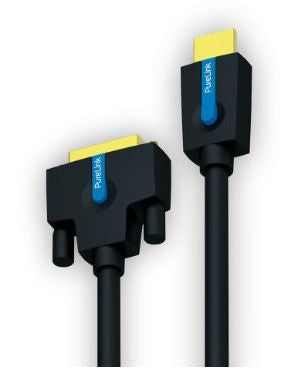 PureLink CS1300-015 HDMI zu DVI-D Kabel – 1920 × 1200, 1,5 m, vergoldete Kontakte, Schwarz