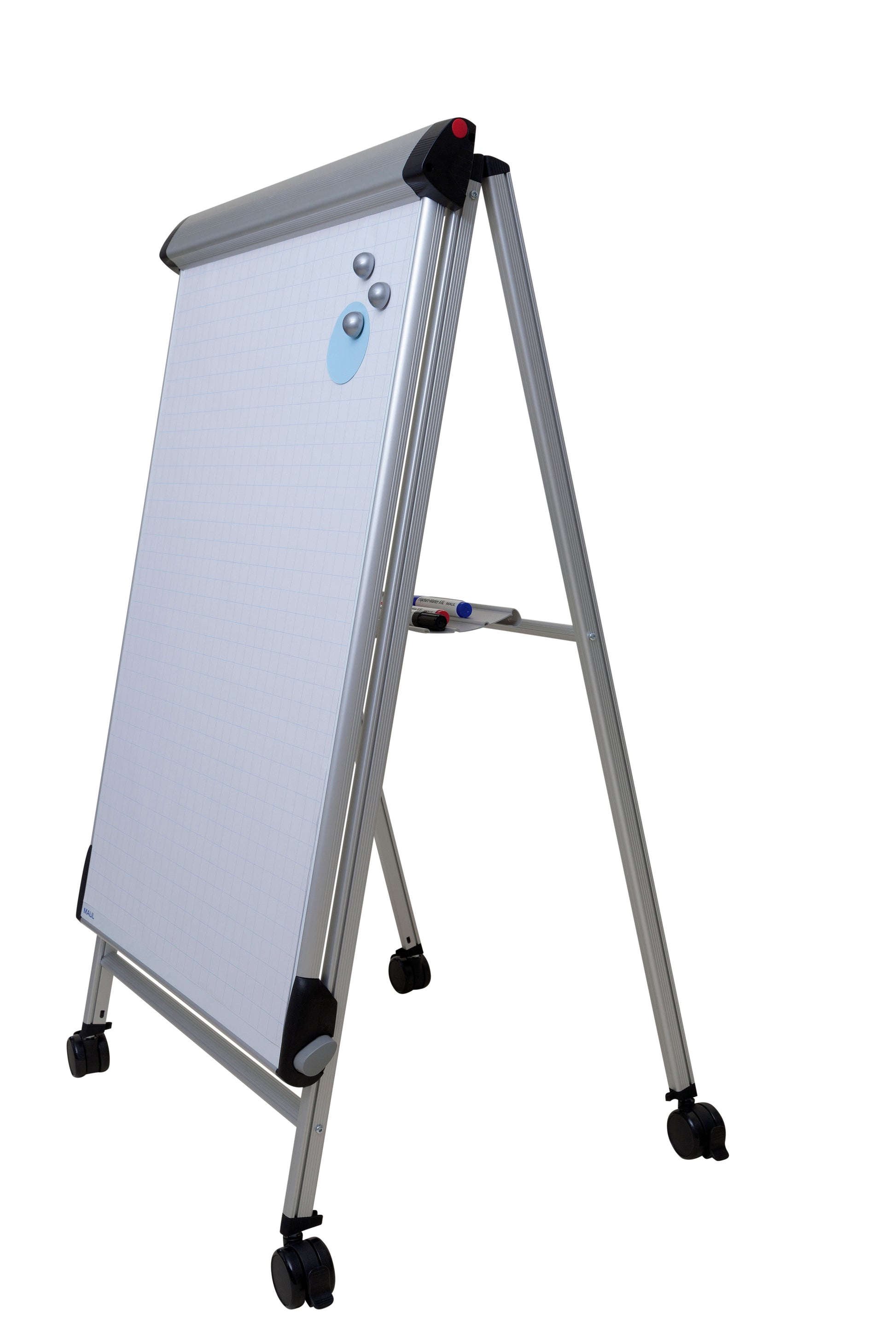 MAULpro Flipchart mobil, magnetisch – 69 × 96 cm