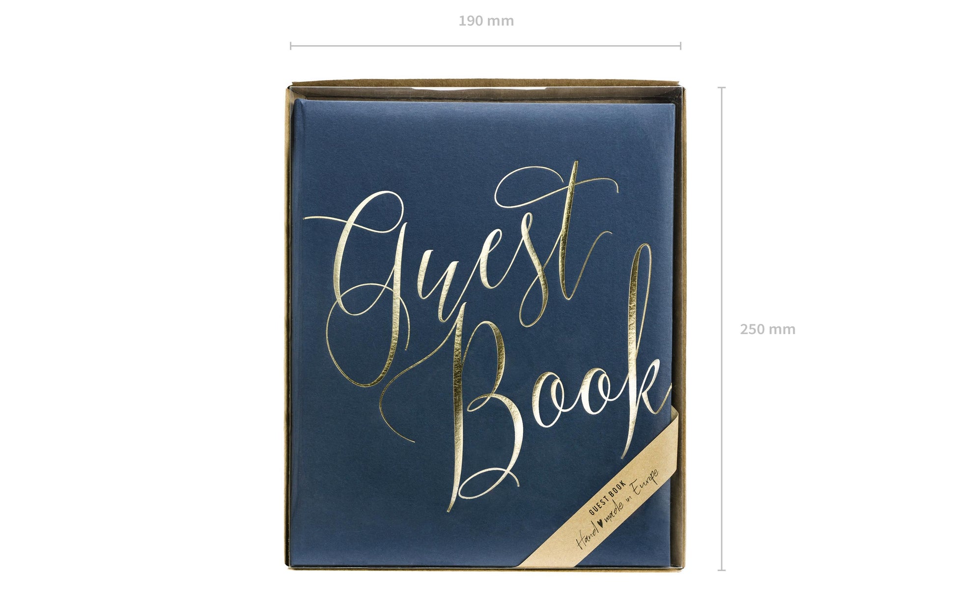 PartyDeco Gästebuch – 22 Seiten – 200 × 245 mm – Hardcover, mehrfarbig