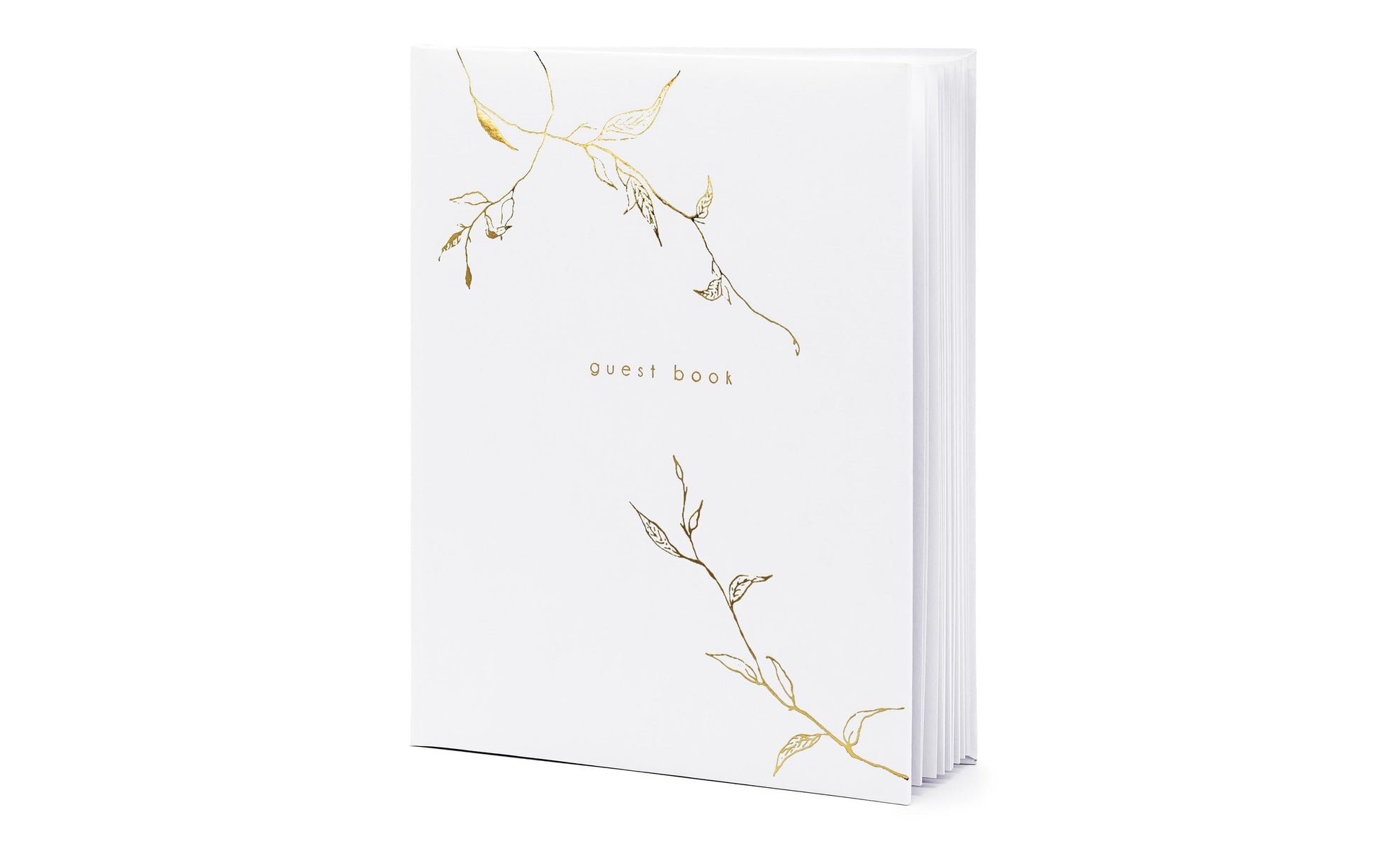 PartyDeco Gästebuch – 22 Seiten – 200 × 245 mm, weiss