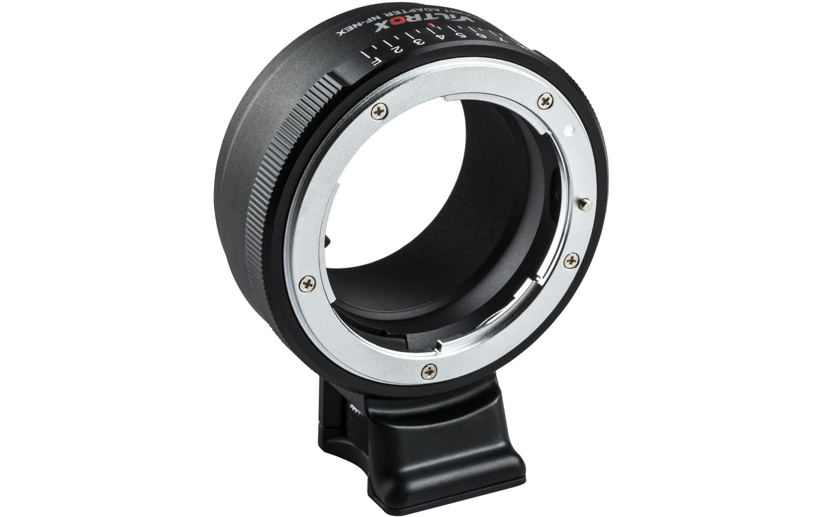 Viltrox NF-NEX Mount-Adapter – Nikon-F zu Sony-E – für Sony NEX A7, A7R, NEX-3 und andere – Schwarz