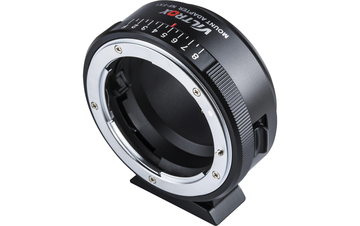 Viltrox NF-FX1 Objektivadapter – für Fujifilm X-Mount (Nikon G/D-Objektive), manuell fokussierend