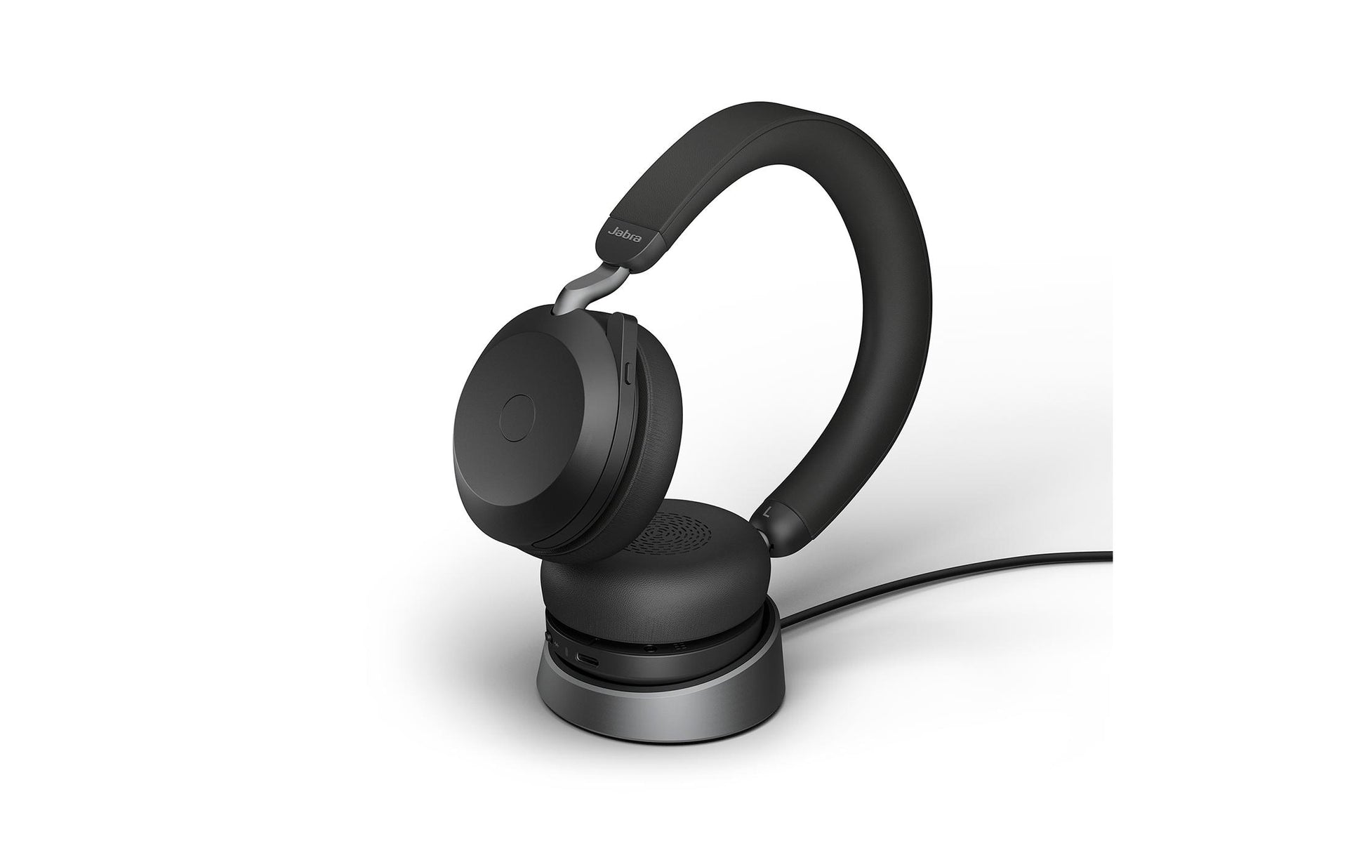 Jabra Evolve2 75 – Headset – USB‑A, mit Ladestation – für UC