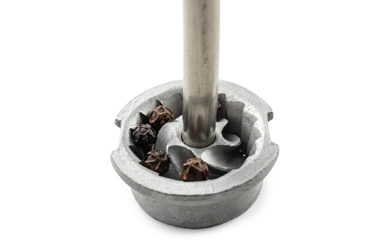 Peugeot Pfeffermühle Fidji – einstellbares Stahl-Mahlwerk, manuell – Olivenholz – Braun – 5 × 20 cm