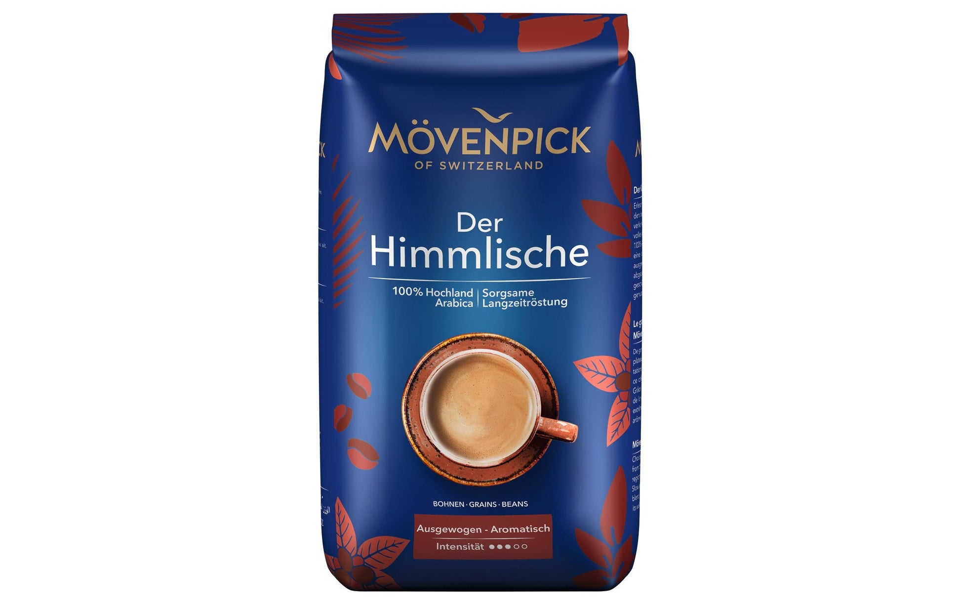 Mövenpick Der Himmlische – Kaffeebohnen – Café Crème, 100% Arabica, mittel, 4×1 kg