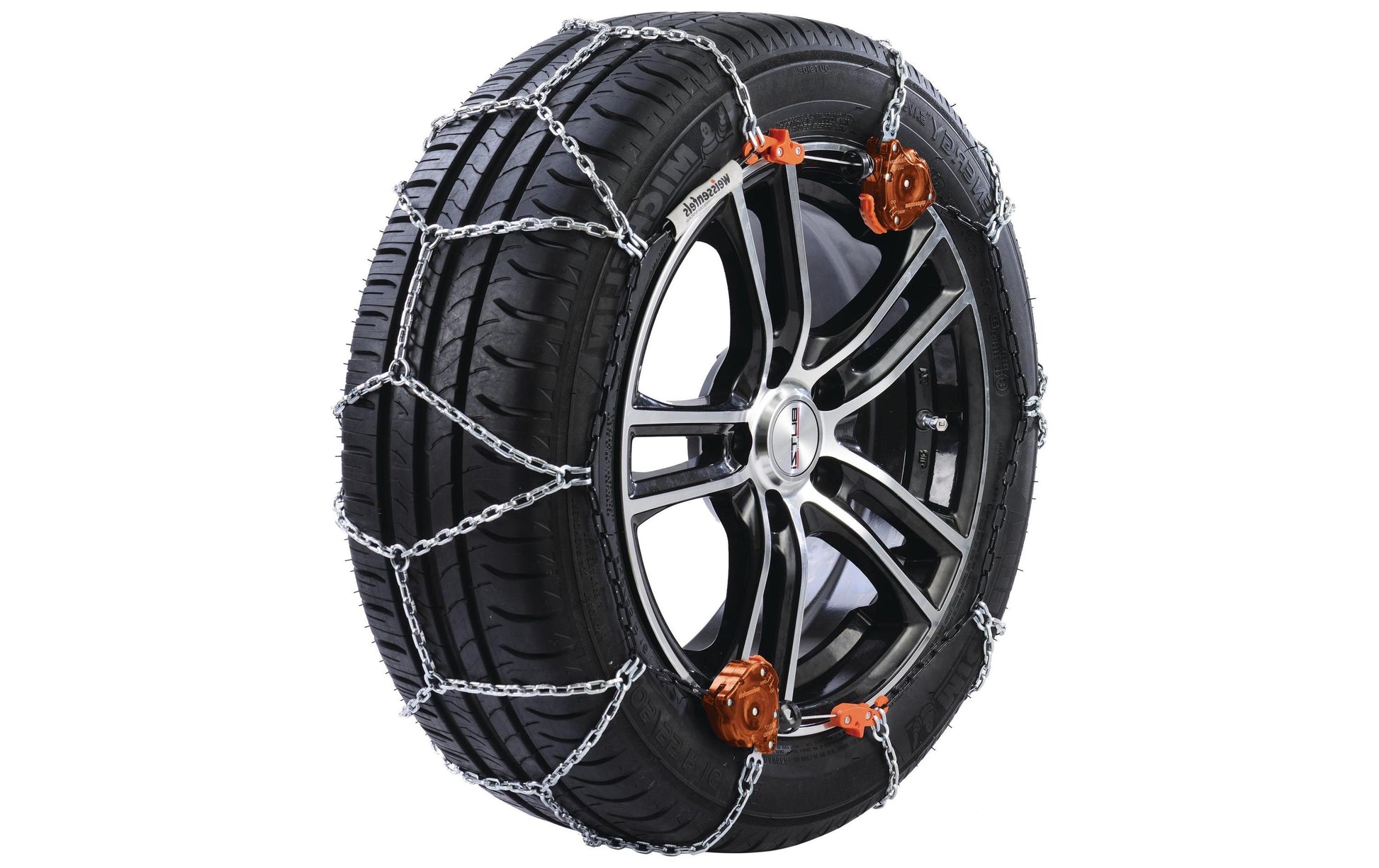 Weissenfels ATTIWA CLACK & GO Schneekette – für Reifen – Reifengrösse 19 – Stahl