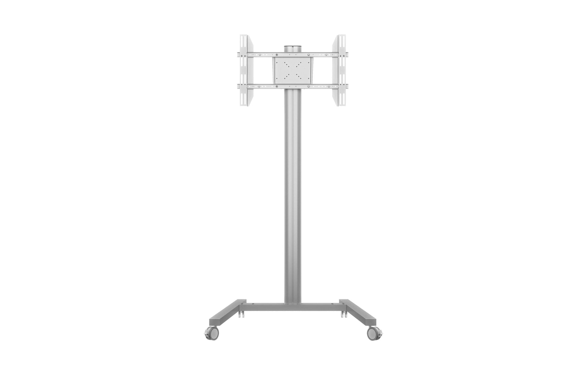 Multibrackets 180 S – Höhenverstellbarer Displayständer für 47", VESA 400×600, bis 50 kg, silber