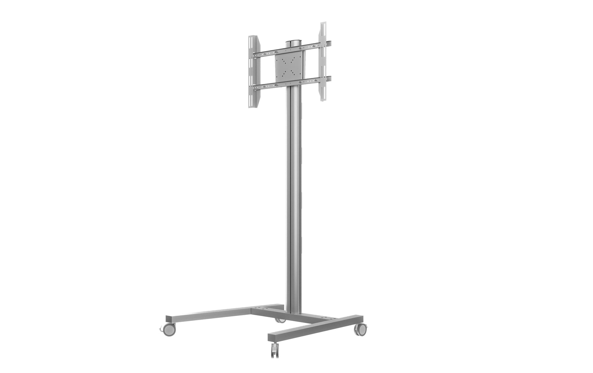 Multibrackets 180 S – Höhenverstellbarer Displayständer für 47", VESA 400×600, bis 50 kg, silber