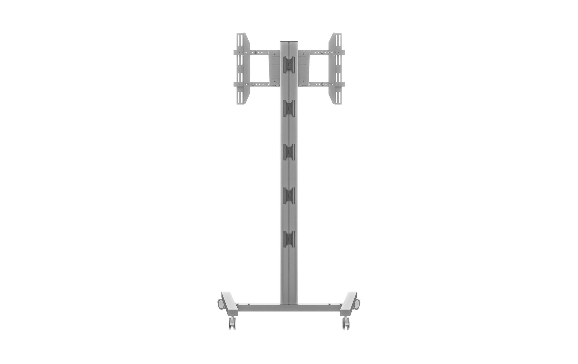 Multibrackets 180 S – Höhenverstellbarer Displayständer für 47", VESA 400×600, bis 50 kg, silber