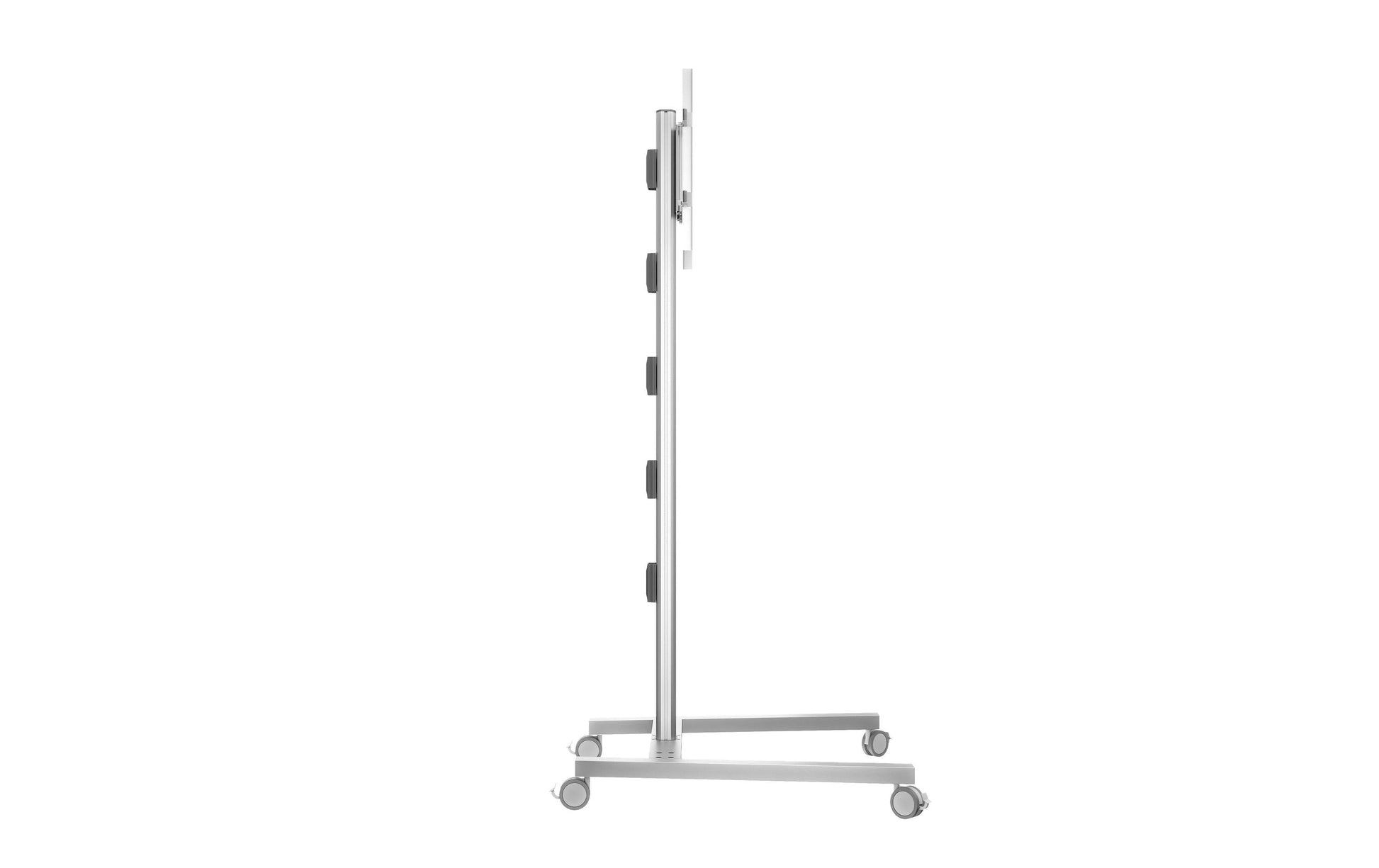 Multibrackets 180 S – Höhenverstellbarer Displayständer für 47", VESA 400×600, bis 50 kg, silber