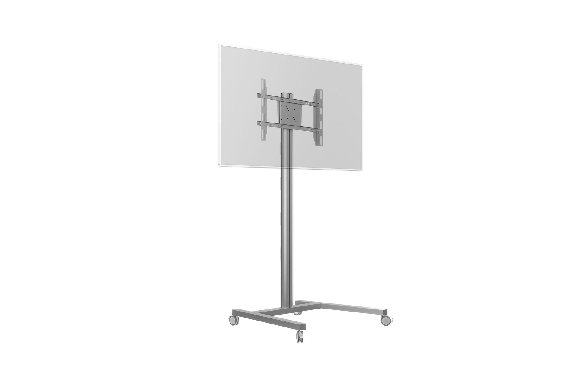Multibrackets 180 S – Höhenverstellbarer Displayständer für 47", VESA 400×600, bis 50 kg, silber